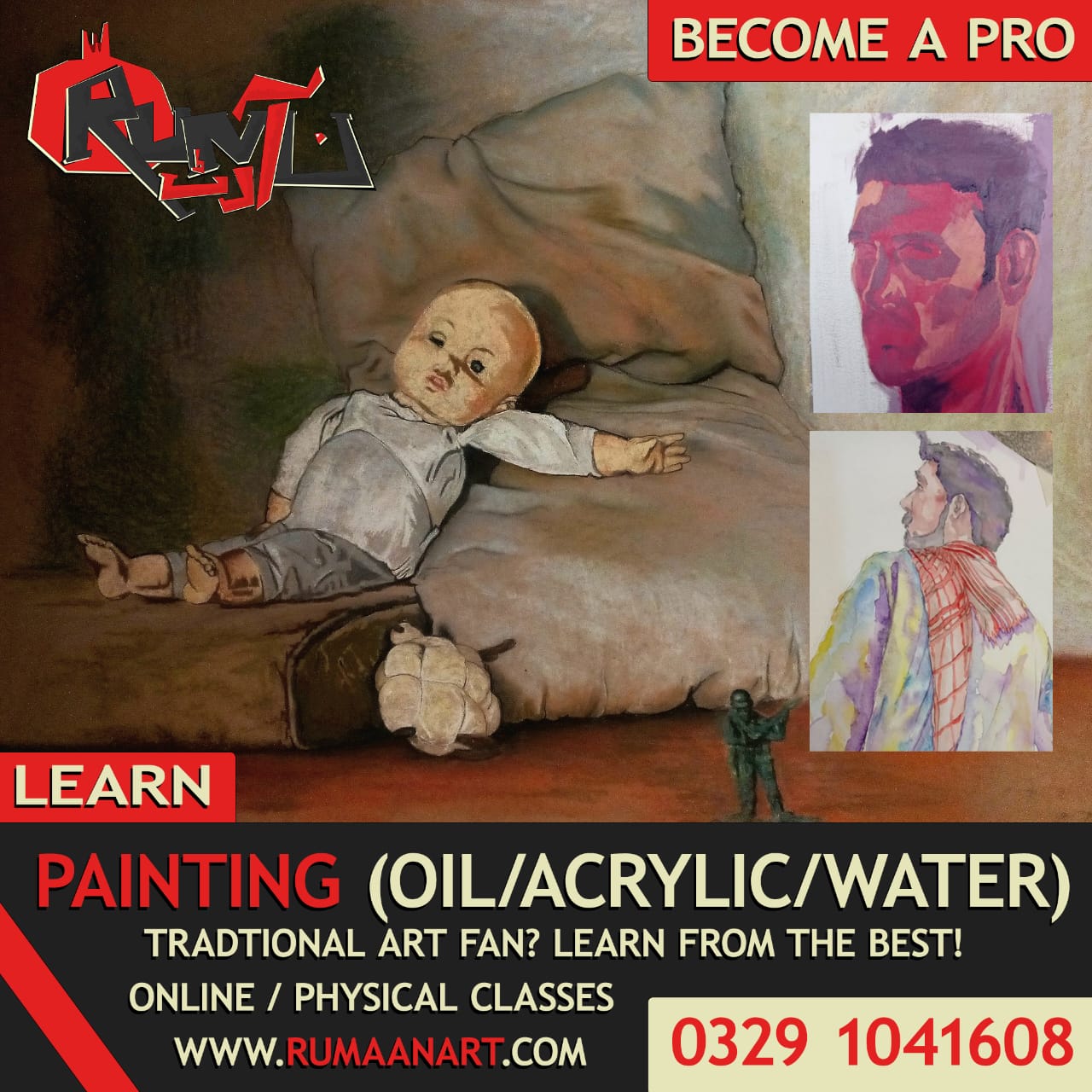 Painting (Oil/Acrylic/Water) Course